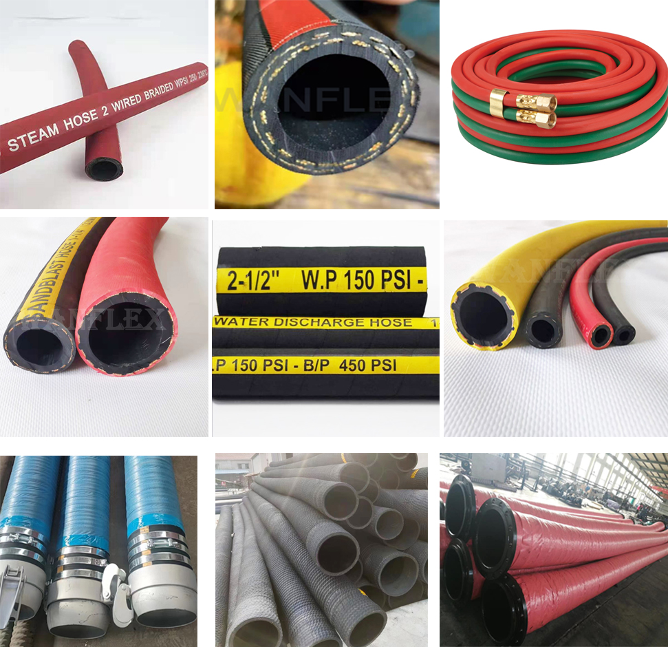What are the different types of rubber hoses ? DONGYING WANHE RUBBER